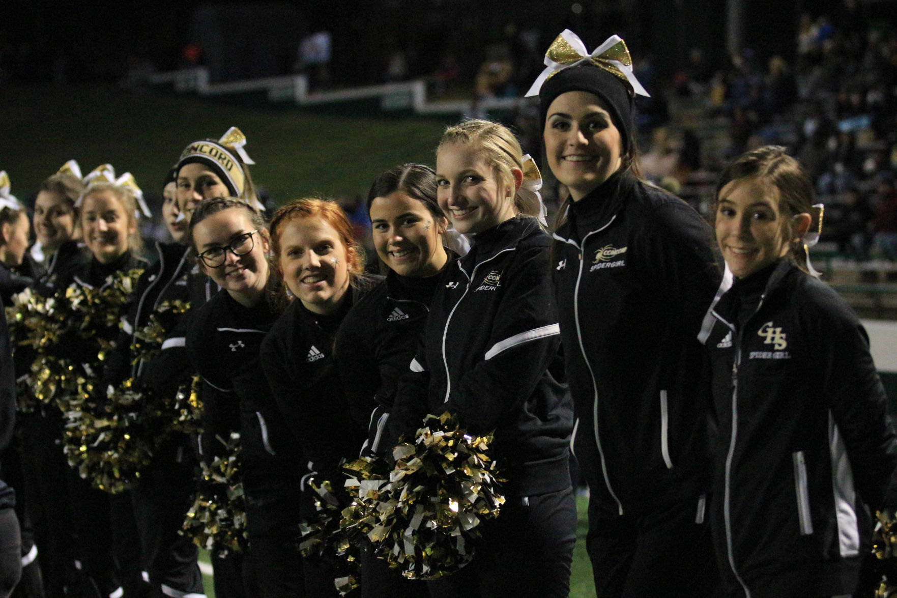 ALBrown vs Concord. Concord Cheerleaders Joan Moore/Sprcial to The Independent Tribune